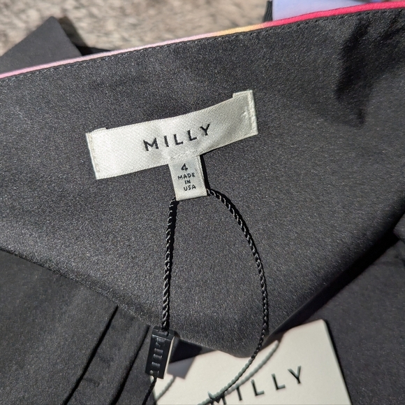 MILLY Glow Print Cady Bustier Crop Top Women's 4 NWT - Picture 5 of 8